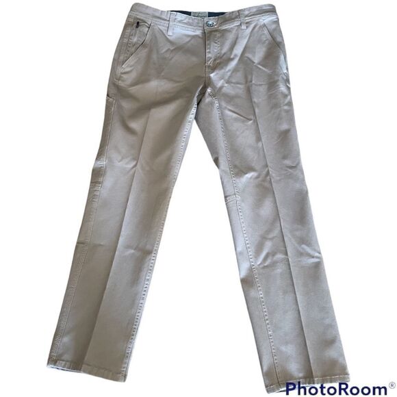 Women's Weatherproof Vintage Straight Utility Khaki Tan Pants, Size 32… - Picture 1 of 4